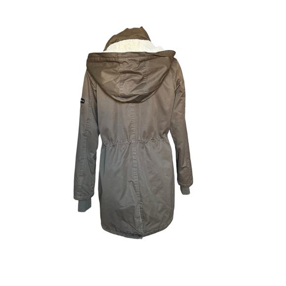 Steve Madden Women's Cotton Anorak with Zip Pockets- Size Medium - Picture 6 of 16